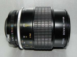 　**中古品　Nikon MF Micro-Nikkor 105mm /4　レンズ*