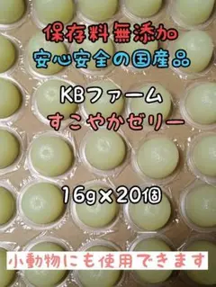 KBファーム すこやかゼリー 16g 20個 カブトムシ クワガタ 昆虫