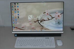 中古一体型パソコン NEC PC-GD187TCAF Windows11+office Core i7-8565U/爆速SSD512GB+HDD1TB/メモリ8GB/23.8インチ/WEBカメラ/テレビ機能