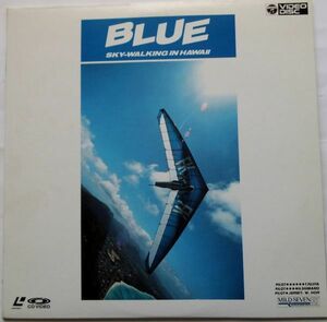 0/中古LD☆BLUE☆ハワイでのスカイ・カイトの空中映像作品