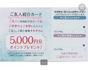 品川スキンクリニック　 品川美容外科 初回限定 割引クーポン送料無料