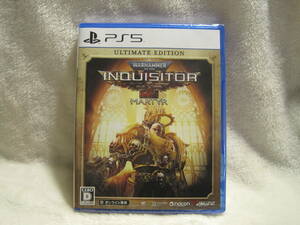 【未使用・未開封品】PS5　ゲームソフト　ウォーハンマー 40000　Inquisitor - Martyr Ultimate Edition
