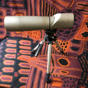 ◆Carton 地上望遠鏡 MODEL No.880◆三脚 SLIK 500GⅡ◆中古品◆送料無料◆ 