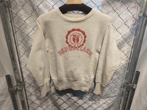 50s CHAMPION ランタグ RENSSELAER NEW YORK GARAGE Vintage Sweat S GRAY チャンピオン ヴィンテージスウェット 店舗受取可