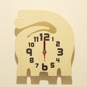 恐竜 時計 #6 ブラキオサウルス 壁掛け時計 置時計 木工 アート クラフト クリエイター デザイン 恐竜時計 模型 図鑑