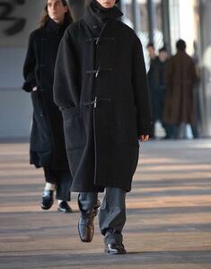 LEMAIRE ルメール ダッフルコート MAXI DUFFLE COAT 48 ブラック