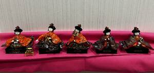 五人囃子 日本人形協会 雛人形 太鼓 お道具 小鼓 笛 
