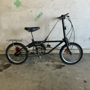 (S)□岐阜発　△DAHONⅢ/ダホン/16インチ/折りたたみ自転車/3段変速/走行確認/サビ有り/タイヤ側面ひび割れあり/現状品　R6.5/11□