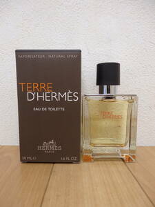 F20-5.12) TERRE D HERMES EDT / テール ドゥ エルメス EDT　50ml　オードトワレ　未使用品　オーデトワレ　テールドエルメス