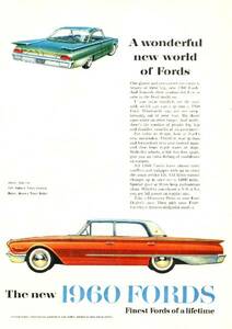 ◆1960年の自動車広告　フォード スターライナー 　カナダ向広告