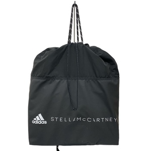 アディダス バイ ステラマッカートニー adidas by Stella McCartney ジムサック 巾着 リュックサック ロゴプリント GS2645 黒 ブラック レ