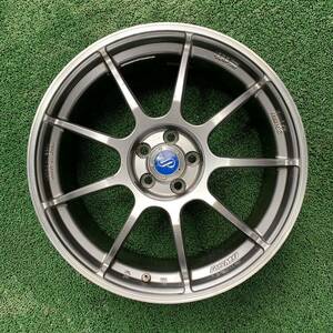 MC654-404 ENKEI R RSM9 18インチ　ホイール　18×8J +48 PCD100 5H 【１本のみ】