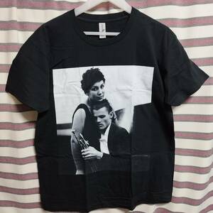 チェットベイカー Chet Baker　Tシャツ 黒Lサイズ　BIGプリント バンド　新品/送料無料◇　JAZZ マイルスデイヴィス　デイビス ビンテージ