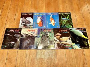 希少 フィッシュマガジン 9巻セット 1979年 昭和54年 FISH MAGAZINE 緑書房 趣味 勉強 研究資料 学術 コレクションに