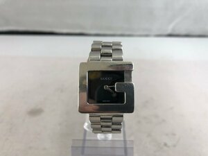 【GUCCI】グッチ3600J　ユニセックス腕時計　ブラック×シルバー　SY02-F7D