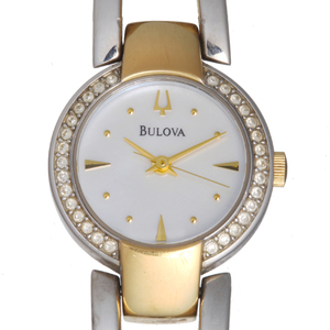 ［飯能本店］BULOVA【ブローバ】 C664027 腕時計 ステンレススチール ホワイトシェル文字盤 レディース DH62549