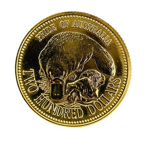 オーストラリア金貨 動物 200ドル 1990年 22金 10.04g イエローゴールド コレクション アンティークコイン Gold