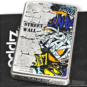 ZIPPO STREET WALL 落書きアート バレル ジッポー ライター