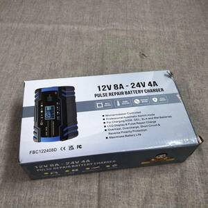 現状品 AUTOWHD 12Vと24V用鉛蓄バッテリー充電器 全自動バッテリーチャージャー 修復充電機 DC-150