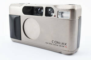 【良品】 CONTAX コンタックス T2 チタンクローム Carl Zeiss Sonnar 38mm F2.8 T* コンパクトフィルムカメラ #1578