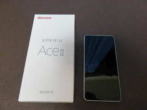 【部品取り】 docomo Xperia Ace Ⅱ SO-41B White 中古品