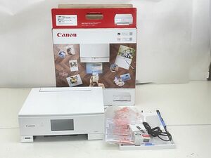 Z047-N40-38 Canon キャノン PIXUS ピクサス TS8430 プリンター インクジェット複合機 ホワイト 箱付き 現状品②