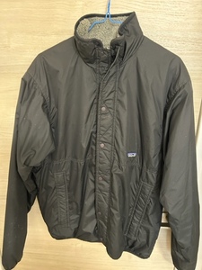 Patagonia(パタゴニア) 名品 グリセードジャケット ナイロンxフリース リバーシブル Mサイズ 稀少 米国製 1998年 黒xグレー 29321FA98