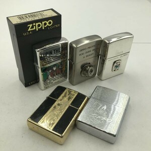 T907 まとめ ◎ Zippo ジッポー オイルライター 5点まとめセット シルバーカラー ゴールドカラー ルパン三世 喫煙具 喫煙グッズ ①