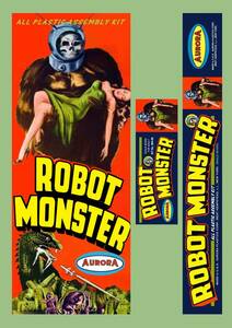 ◯AURORAタイプボックス／ ロボットモンスター (自家製貼り合わせ箱)架空のキット箱