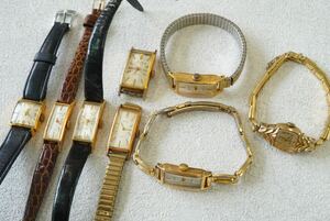 F275 SEIKO/CITIZENなど 手巻き ゴールドカラー ヴィンテージ 腕時計 文字盤 フェイス アクセサリー 大量 まとめて おまとめ ジャンク品