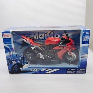 【Maisto】ダイキャストメタル 1/21 YAMAHA YZF-R1 レッド バイク オートバイ 模型 ミニモデル ミニチュア