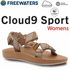 【送料無料】サンダル ビーチサンダル ストラップサンダル freewaters フリーウォータース Cloud9 Sport WMS (Womens) WO-089-CAMEL　25cm