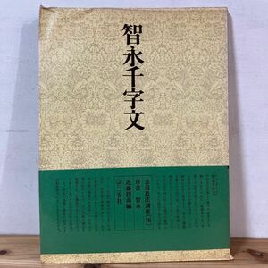 シヲ☆0416[書道技法講座 26 智永千字文 草書] 二玄社 中国書道