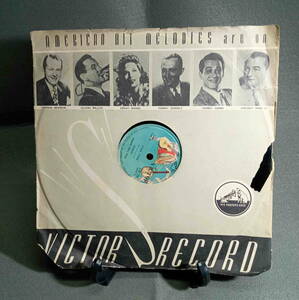 古いレコード　SP盤　レトロ　ジーラ　ジーラ　ジャンク