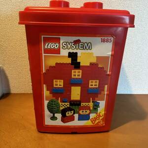 LEGO レゴ バケツ レゴブロック BASiC 1885 古い 初期 1992年 パーツ お揃い( human tool/ブロックはずしなし)