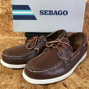 SEBAGO DOCKSIDES US9 27cm US9.5 27.5cm BROWN セバゴ レザー デッキ シューズ SPINNAKER