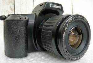 昭和レトロ 当時物 RETRO CAMERA CANON キャノン フィルム カメラ 一眼レフ EOS1000QD EOS 1000 QD CANON ZOOM LENS EF F3.5/35-80mm 