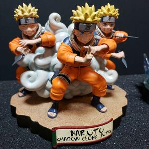 ① ～ NARUTO ～ ナルト 影分身 フィギュア　／　ヴィンテージ 　世界限定品　スタチュー トイナミ　Toynami　