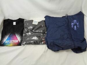 【同梱可】中古品 Mr.Children TOUR 2007 2015 HOME REFLECTION 他 スタッフ Tシャツ ナイロンパーカー 3点 グッズセ