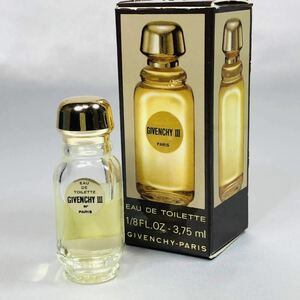 すぐ発送♪ ミニ香水 GIVENCHY Ⅲ トロワ 3.75ml ジバンシィ・出品番号:桃オクA・ヴィンテージ品です♪