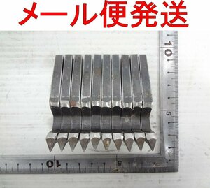 Kオや3380 野沢製作所 曲がり刻印 数字 0～9 0.4ｍｍ 彫金工具 手打ち 金属加工 DIY ハンドメイド 大工道具 10点 送料280円