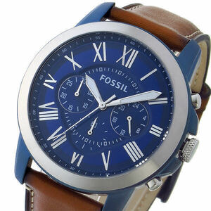 フォッシル FOSSIL クロノ クオーツ メンズ 腕時計 FS5151 ブルー ブルー