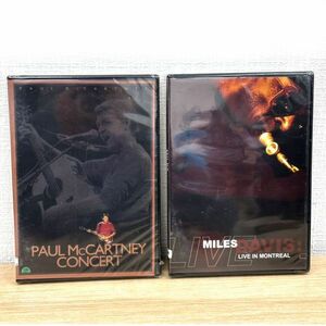 新品 未開封 DVD 2枚セット PAUL McCARTNEY CONCERT Miles Davis Live In Montreal ポールマッカートニー マイルス デイヴィス 音楽 洋楽.