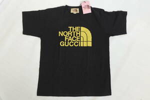 5033　GUCCI × THE NORTH FACE 　グッチ　ノースフェイス　コラボ　Tシャツ　黒　S