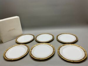 未使用 希少 デットストック ノリタケ ダイヤモンドコレクション 金彩 デザート皿 ケーキ皿 中皿 Noritake 