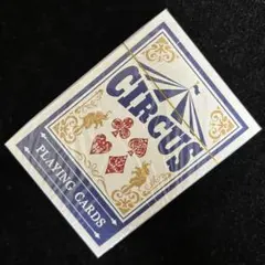 Circus playing cards blue 1デック　トランプレアデック