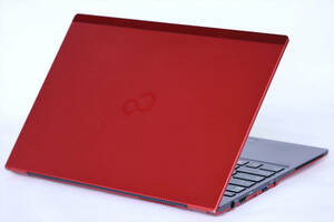 【1円～】Office2021搭載！超軽量約799g！Redモデル！LIFEBOOK FUTRO MU937 Celeron 3865U RAM8G SSD128G 13.3FHD Win10