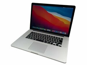 Apple アップル MacBook Pro (Retina 15-inch Mid 2015) Core i7 2.2Ghz 16GB 256GB ノートパソコン A1398 シルバー PC マックブックプロ