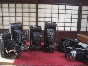 クラッシックカメラ コダック　蛇腹　 合計6台　ジャンク　bl12