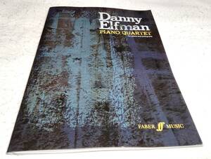 ＜洋書/楽譜＞ダニー・エルフマン　ピアノ四重奏曲『Danny Elfman - Piano Quartet: For Piano and String Trio』ピアノと弦楽三重奏